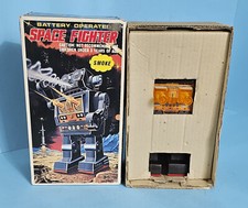 Vintage S.H. Horikawa Japan SPACE FIGHTER SMOKE Batteriebetrieb  boxed