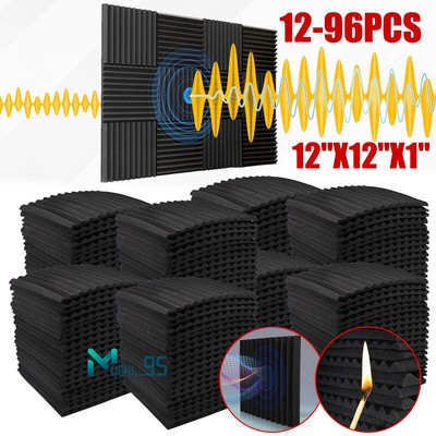 12~96 PACK 12X12X1 Acoustic Foam Tunisia