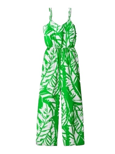 Combinaison Lilly Pulitzer Target - Blanc Et Vert - Taille 5 - En Rayonne Douce
