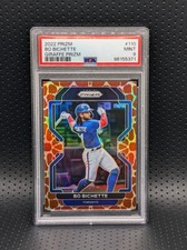 2022 Panini Prizm Bo Bichette SUPER RARE GIRAFFE SSP PSA 9 MINT Gorgeous!