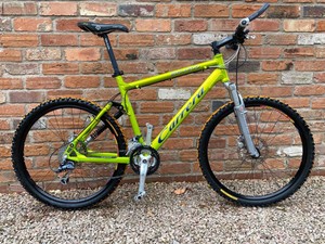 green carrera mountain bike