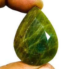 183 Cts Certified Natural Unheated Sapphire Pear Cut Loose Pendant Size Gemstone