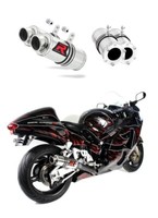 Gsxr 1300 Hayabusa 1999 - 2007 Auspuff SchalldäMpfer GP1 Dominator