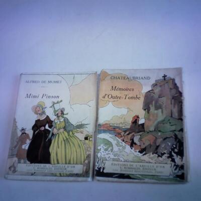 Editions de l'abeille d'or : Mimi Pinson/ Memoires d'Outre-Tombe. 2 Bände 