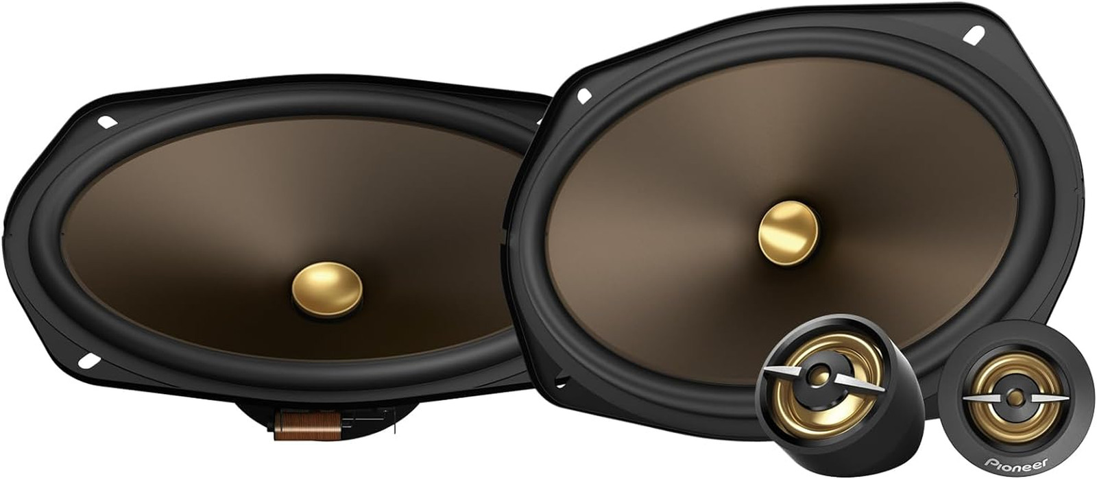 A-Series MAX TS-A693CH, 2-Way Component Car Audio Speakers, Full Range, Clear So