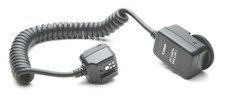 Canon Original Flash Gun Off-Camera TTL Extension Cord 2 With Metal Shoe. Clean.