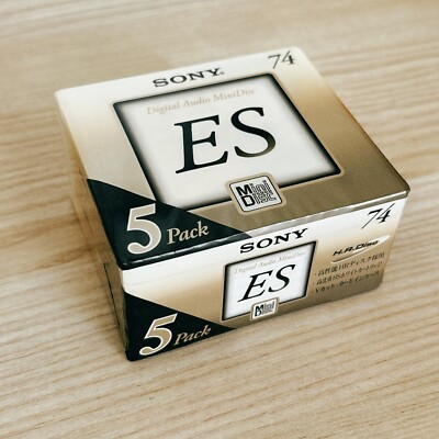 SONY MiniDisc MD ES 74 5-pack NEW Sealed - Fast Shipping from 