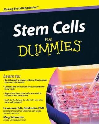 Stem Cells For Dummies - Paperback By Goldstein, Lawrence S.B. - GOOD