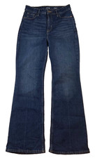 Old Navy Higher High Rise Flare Jeans Women Sz 6 28 X 31 Slimming Pockets