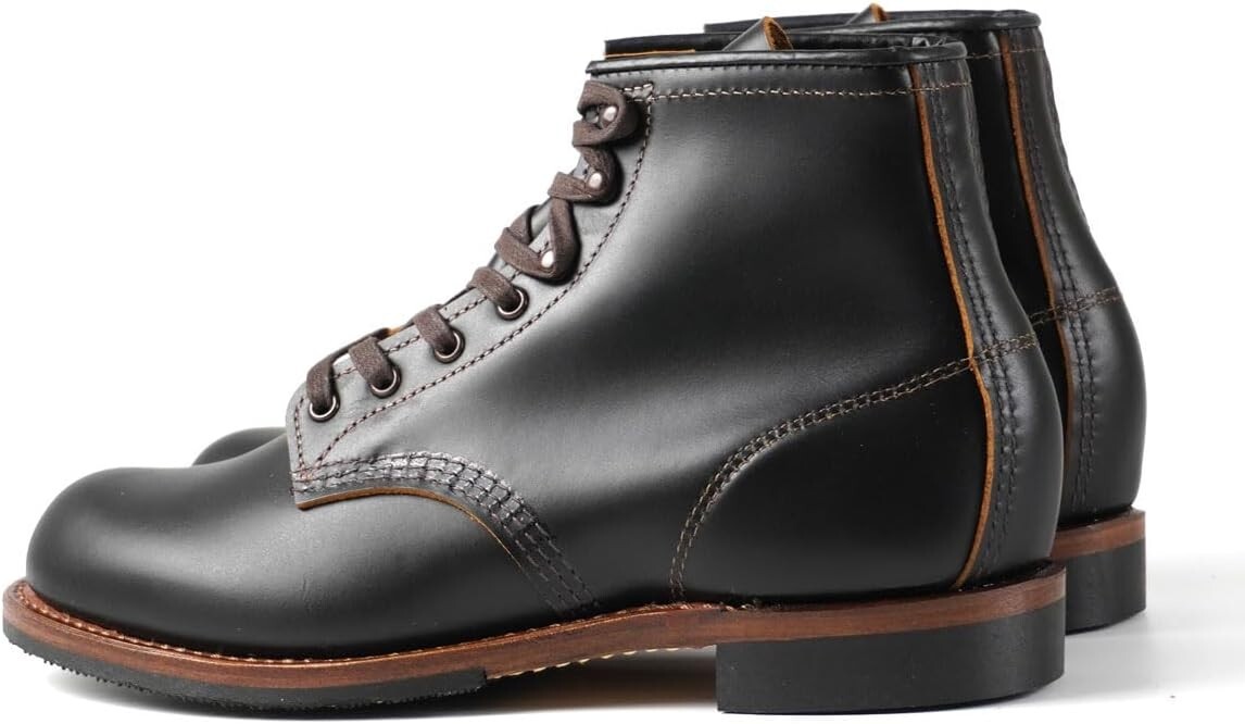 RED WING shoes Style No 9060 BECKMAN FLATBOX Black Klondike Men's