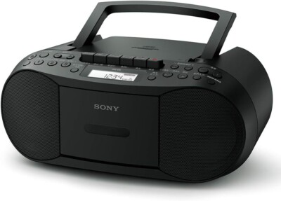 Sony CFD-S70 Boombox CD Player Radio Stereo Cassette - Black for