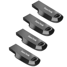 SanDisk 512GB 256GB 128GB 64GB 32GB USB 3.0 Ultra Curve Flash Drive 100MB/s Lot
