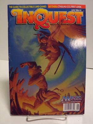 INQUEST 1996年6月14号 MtG関連雑誌 Inquest Magazine #14, June 1996 MtG Magic The Gathering Card Games