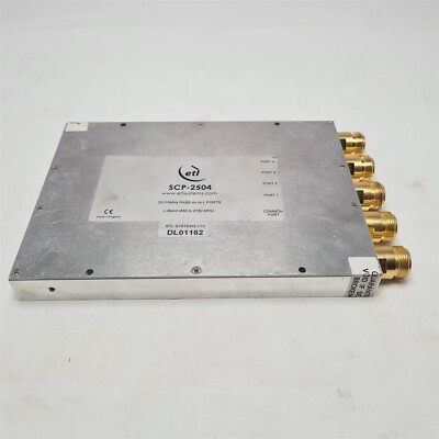 ETL Systems SCP 2504 Scorpion Serie 4-Wege L-Band Passiver Splitter/Combiner