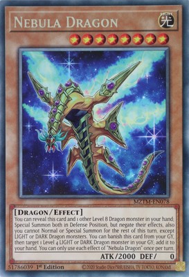 YuGiOh Nebeldrache MZTM-DE078 Rare 1. Auflage