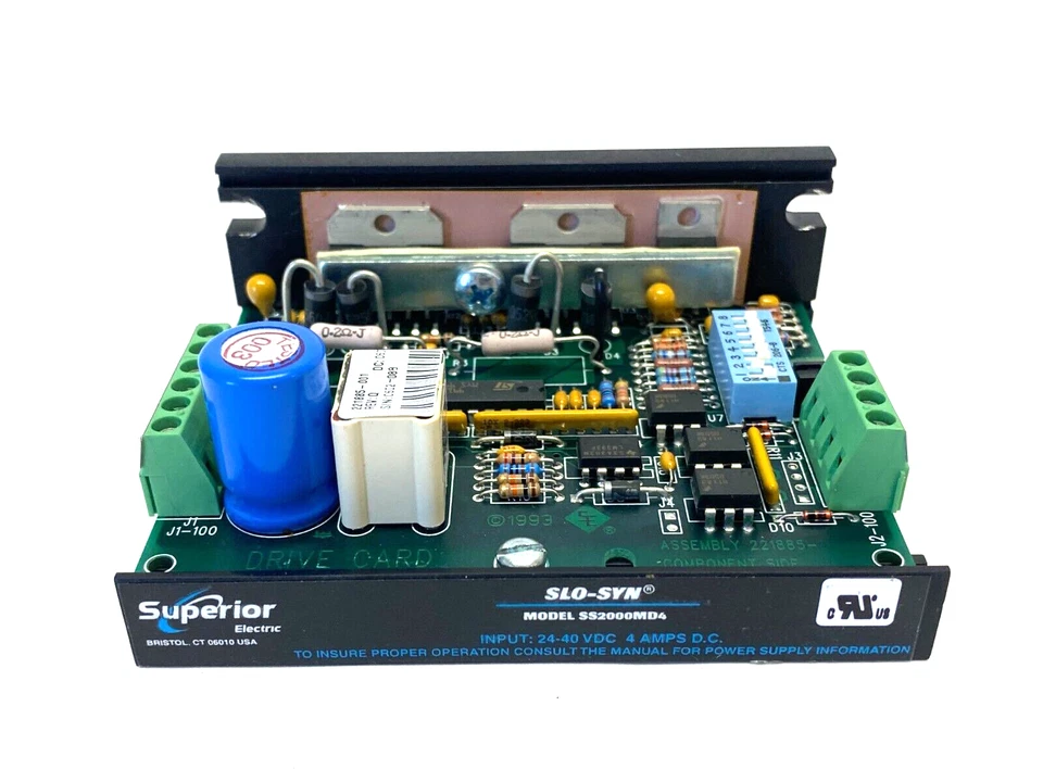 Superior Electric SS2000MD4 SLO-SYN Programmable Step Motor Controller 24~40VDC - Image 3 of 4