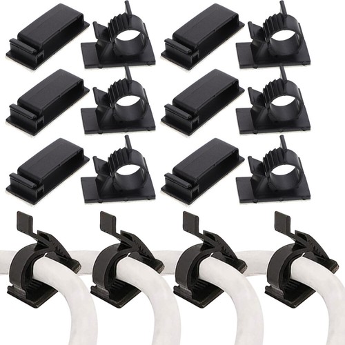 18 Pcs Clip de Fixation de Câble Organisateur Cordon Organisateurs pour Électronique - Photo 11/12