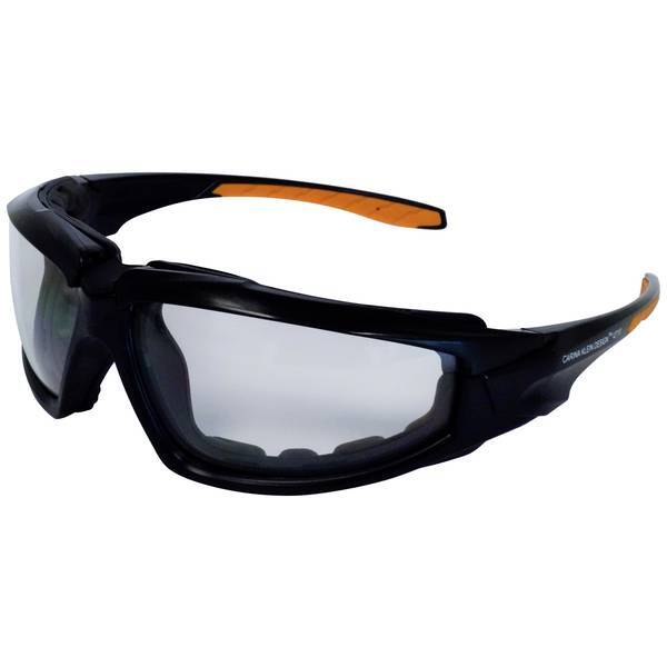 Ekastu 277 374   Occhiali di protezione Nero, Arancione EN 166-1 DIN 166-1