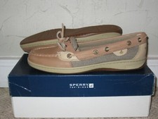 Sperry Top-Sider Angelfish Boat Shoe Linen / Oat Women's Size 5-9 NEW 9102047
