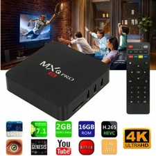 Android 7.1 Smart TV BOX S905W Quad-Core 2GB+16GB Supporto Wi-Fi Lettore multimediale 4K
