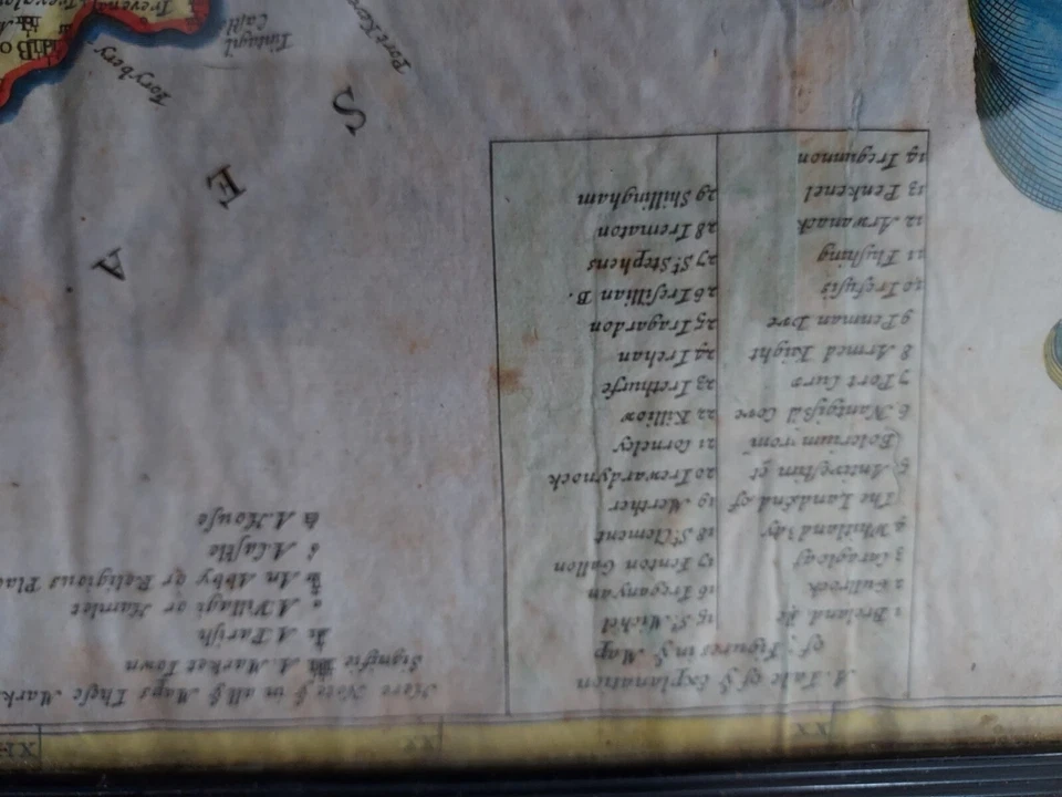 17th Century Map Of Cornwall By Robert Morden - Image 3 of 3