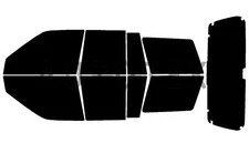 PreCut All Sides Window Film Any Tint Shade For Jeep Grand Cherokee 1996-1998