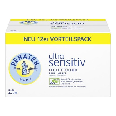 18 x 52 Stück Pampers Sensitive Protect 936 Feuchttücher 18er Pack