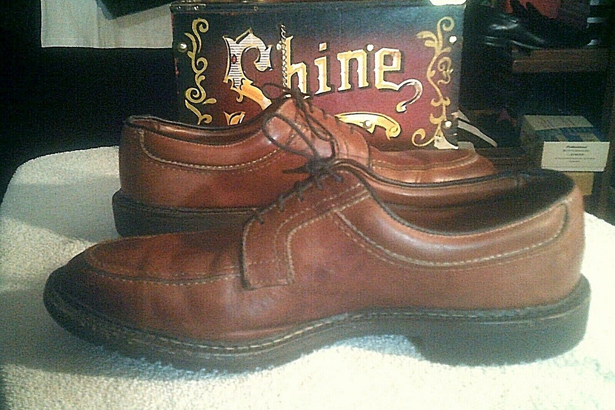 Allen Edmonds Wilbert Comfort Brown Leather luxury dress 