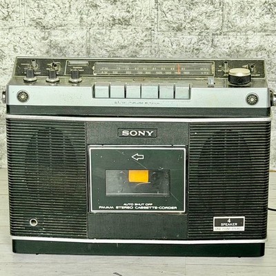 SONY「CF-2580」ステレオラジカセ ワンボックスデザイン SONY 