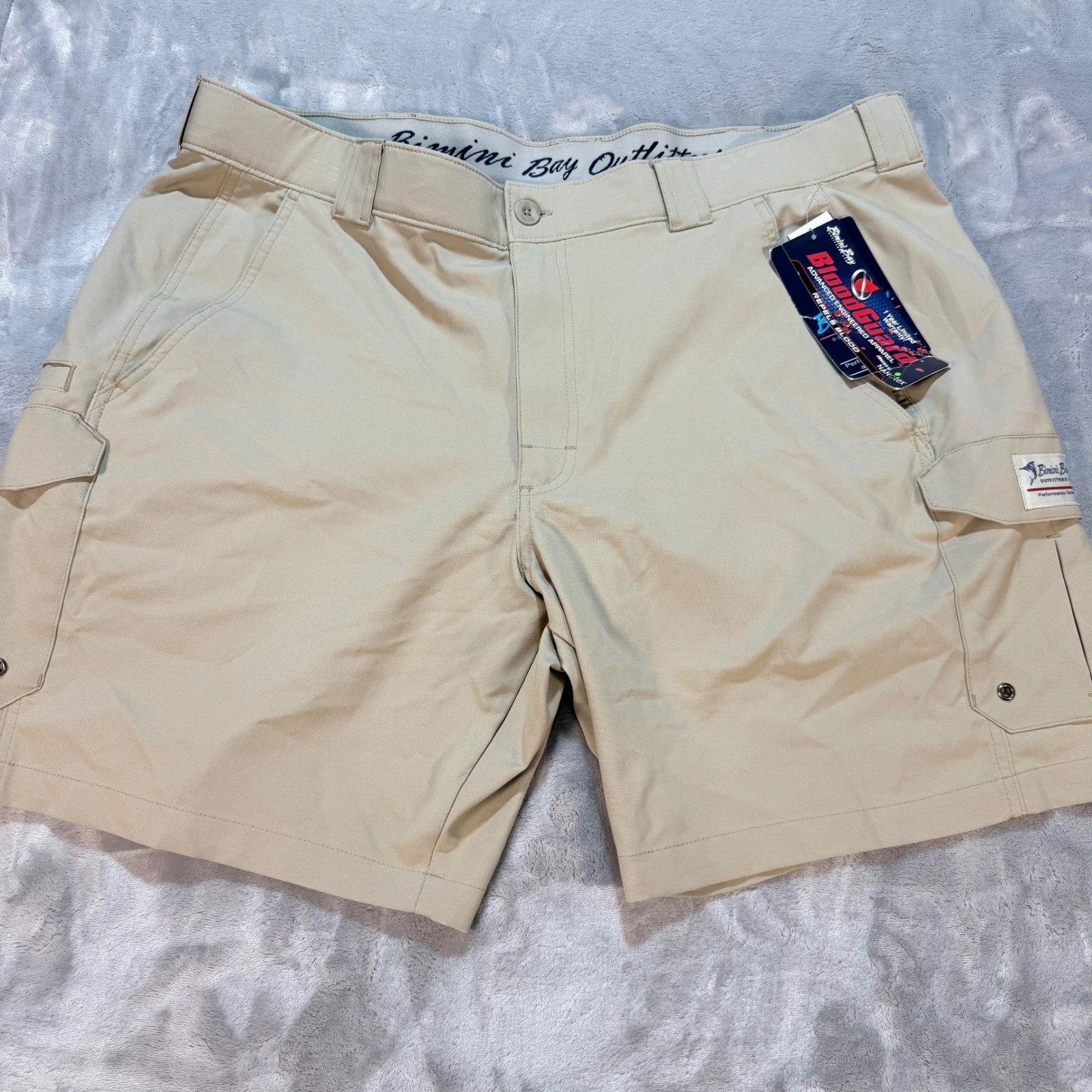Bimini Bay Outfitters Mens Performance Gear Cargo Shorts Tan Size 44 Blood Guard
Opens in a new wind