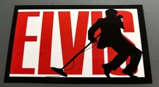 Fridge Magnet: ELVIS (Elvis Presley  - The King of Rock & Roll) Silhouette