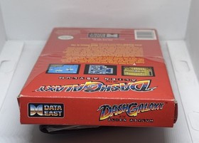 Dash Galaxy in the Alien Asylum NES Nintendo 8-Bit Game Cartridge w/box + book