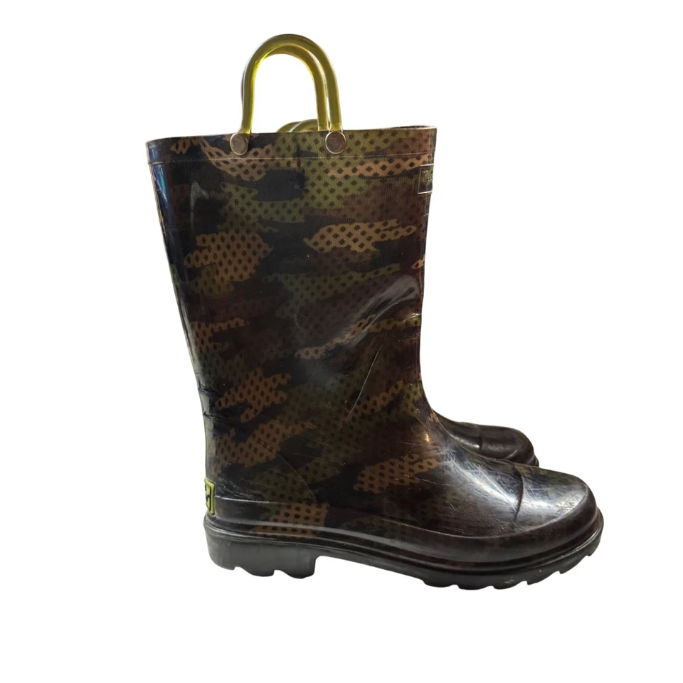 Botas de Lluvia Western Chief Niños Estampado Camuflaje Talla 11/12 Goma Impermeables Foto 3 de 4
