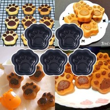 ?pcs Aluminum Cat Claw Cupcake Mold Easy Demoulding Pastry Molds Cake Pan  Kids