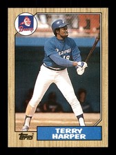  49 Terry Harper  Braves 1987 Topps Baseball Sports Trading Card 