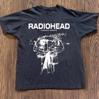 Radiohead Paranoid Android black cotton t-shirt AN68726