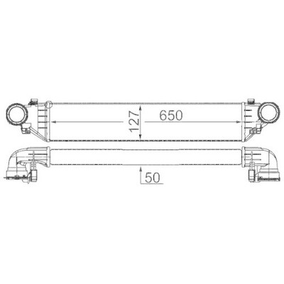 MAHLE Ladeluftkühler CI 343 000S