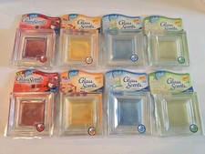 Glade Glass Scents Decorative Air Freshener Assorted Scents Lot Of 8 NOS New