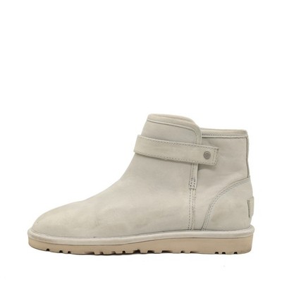 UGG Damen 1013008 Boots Beige Leder Knöchelhoch Warm Classic Stiefeletten EU 37