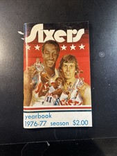 1976-77 Sixers Yearbook Philadelphia 76ers