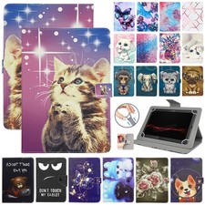 Universal Flip Case Cover Stand Fits EGL / EGL PRO 10.1" Tablet- NO CAMERA HOLE