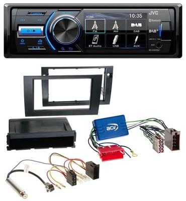 JVC Bluetooth MP3 USB DAB Autoradio für Audi A4 B6 B7 01-08 Symphony Aktivsystem