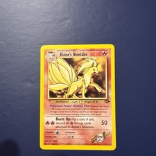 2000 Blaine's Ninetales #21/132 Gym Challenge Unlimited Rare Pokemon Card