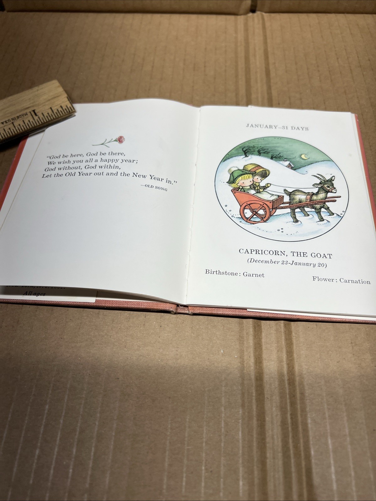 A Year Is Round by Joan Walsh Anglund; HBDJ 1966; 1st Edition