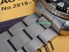 Deluxe Solid End Link Oyster Replacement Bracelet Double Lock For Vintage Turtle