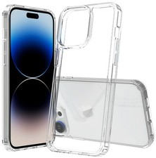 Funda delgada transparente antichoques AquaFlex para iPhone 15 Pro Max