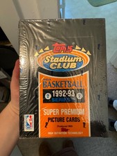 1992-93 Topps Stadium Club Series 2 Basketball Hobby Box Sealed Shaq RC Year