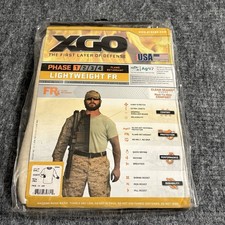 XGO 1F11A Phase 1 FR Shirt Mens Small Desert Sand Flame Resistant Military New