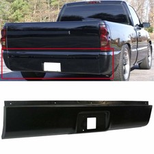 BriSunshine Rear Bumper Roll Pan Steel with License Plate Light