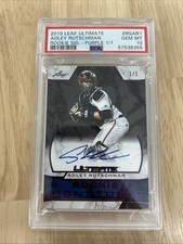 2019 Leaf Ultimate Adley Rutschman Rookie Signatures On Card Auto #1/1 PSA 10